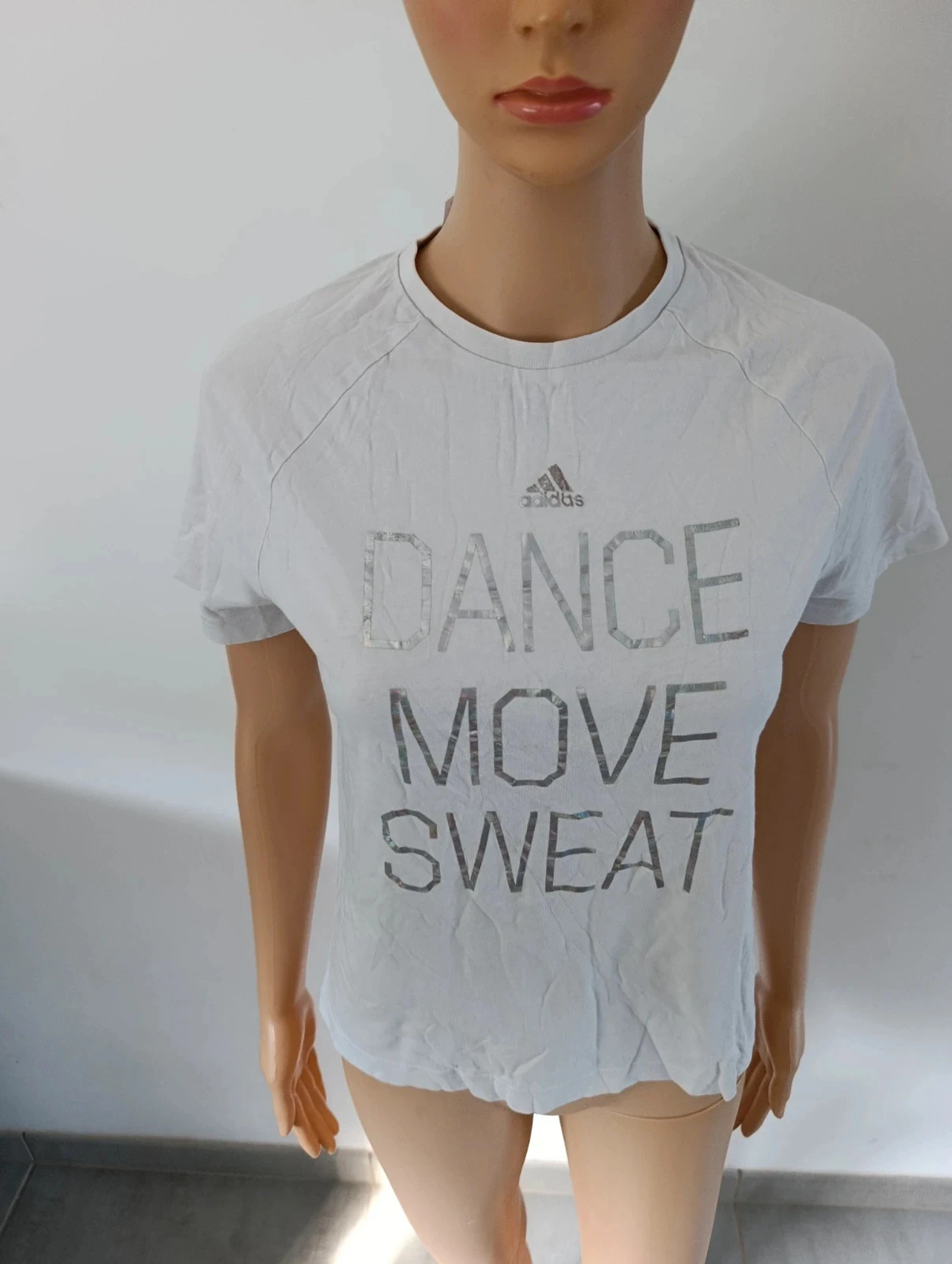 T-shirt Adidas branco Dance Move Sweat – 11/12 anos – photo 3